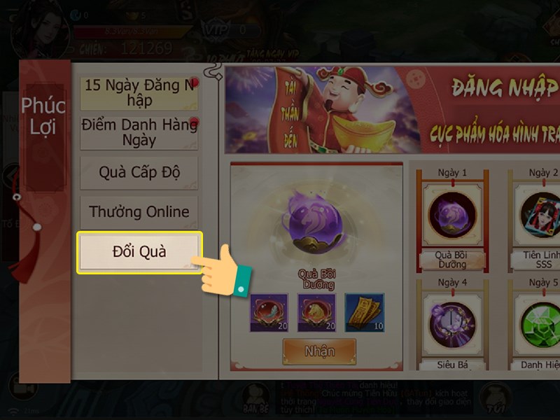 Chọn đổi qu&agrave;