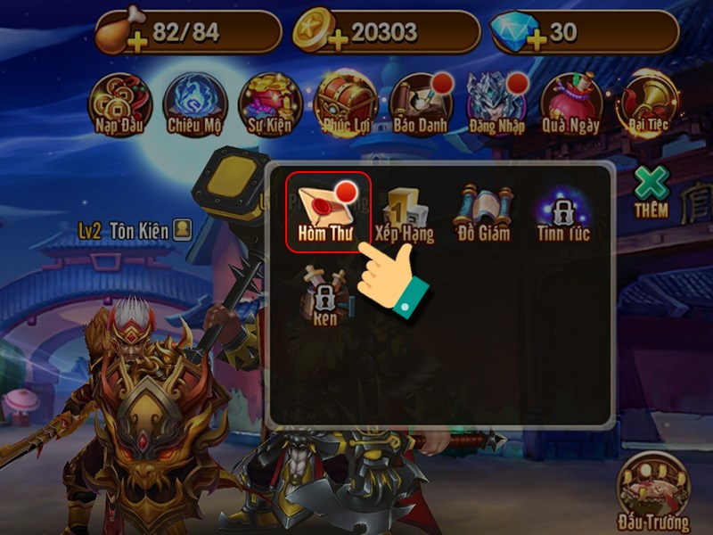 Chọn H&ograve;m thư