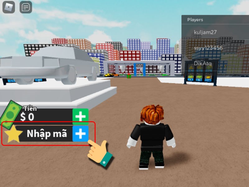 Nhập code Nhập code