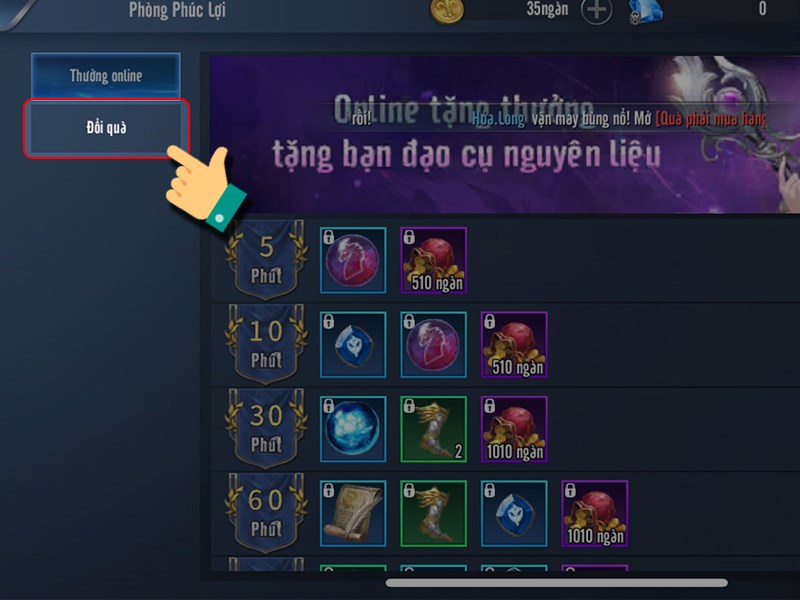 Chọn đổi qu&agrave;