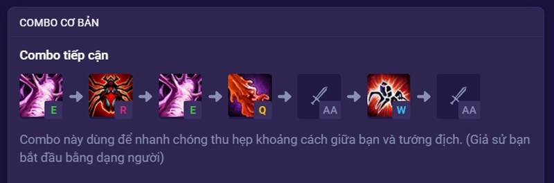 combo của elise