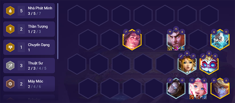 Đội h&igrave;nh cuối game