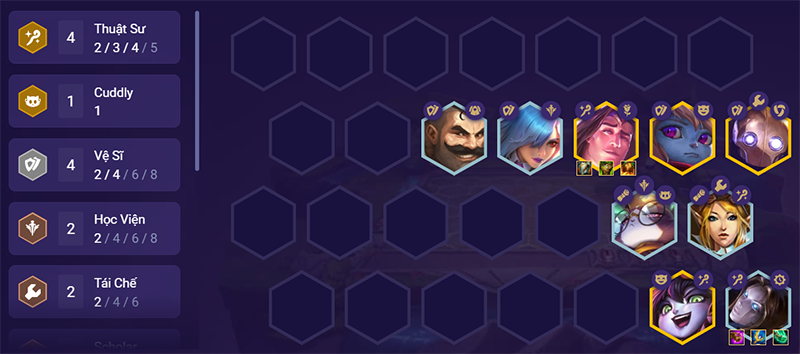 Đội h&igrave;nh cuối trận