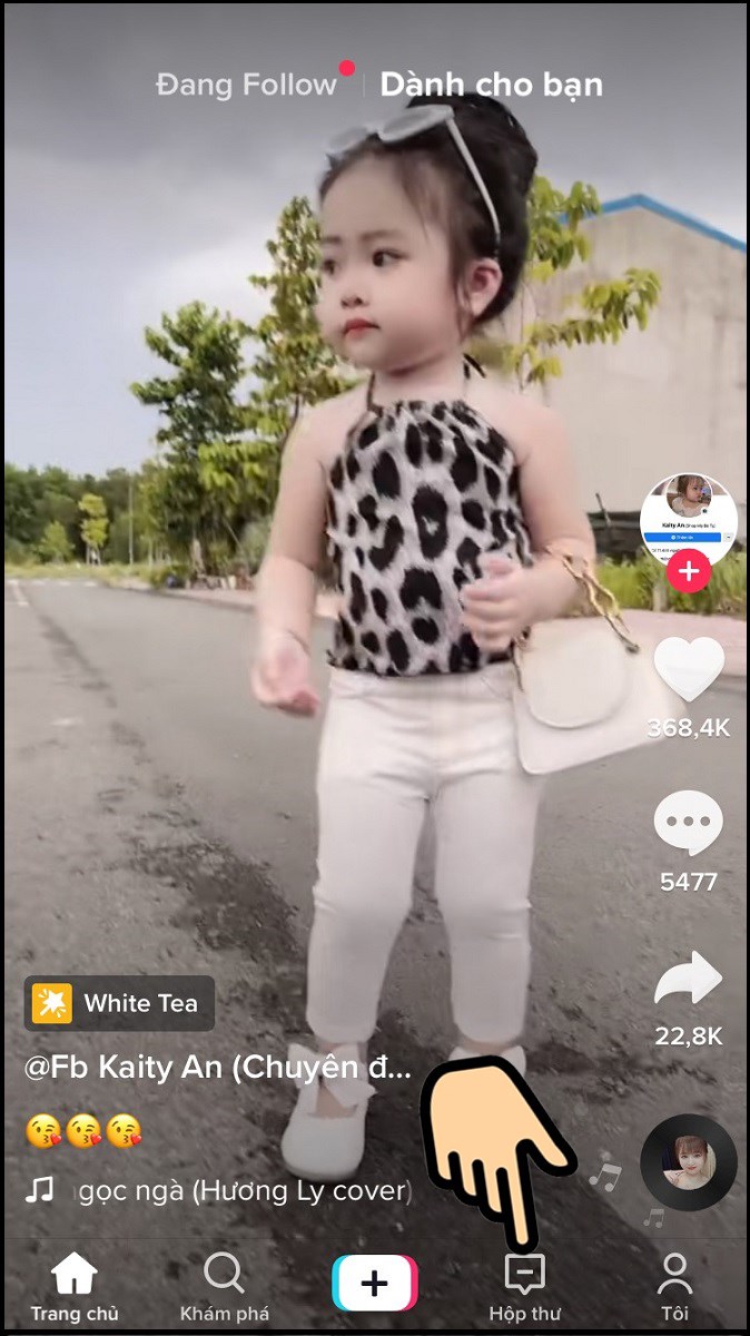 Truy cập vào TikTok