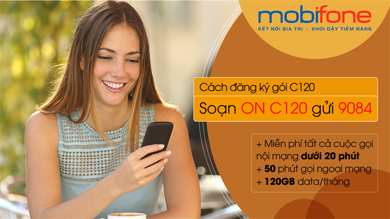 Đăng ký gói cước C120 MobiFone