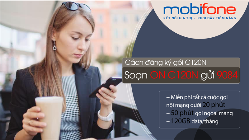 Đăng ký gói cước C120N MobiFone