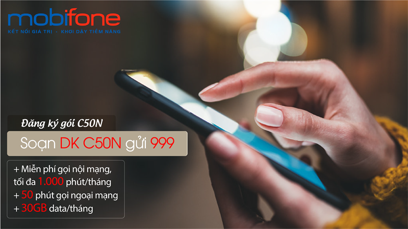 Đăng ký gói C50N MobiFone