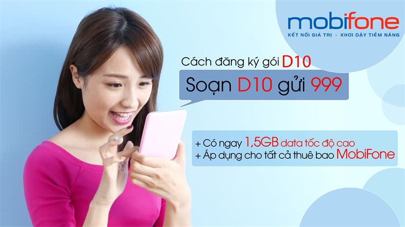 Đăng ký gói D10 MobiFone