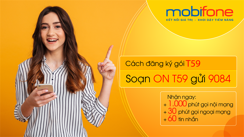 Cách đăng ký gói T59 MobiFone