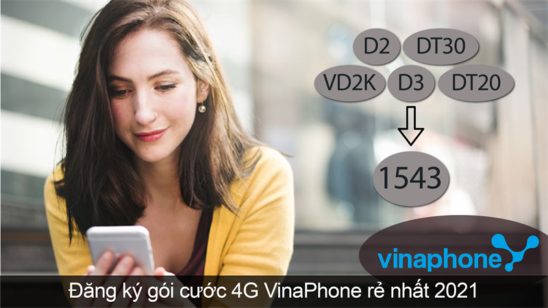 Đăng ký các gói 4G VinaPhone rẻ nhất 2021