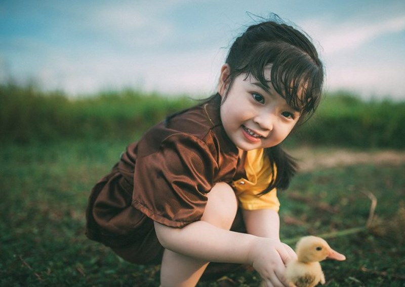 Con gái dễ thương