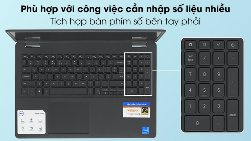 B&agrave;n ph&iacute;m thuận tiện cho việc nhập liệu