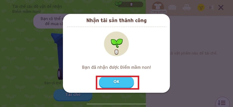Click chọn mục &ldquo;Ok&rdquo;
