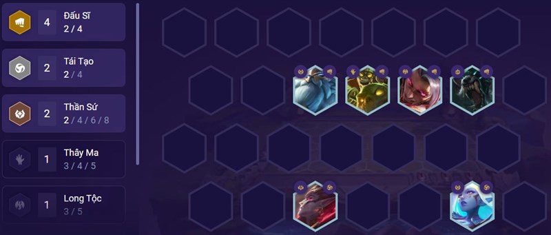 Đội hình giai đoạn giữa trận Đội hình giai đoạn giữa trận