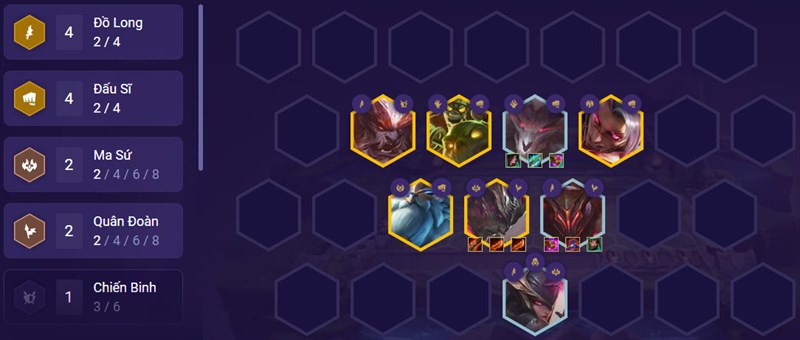 Đội h&igrave;nh giai đoạn cuối trận