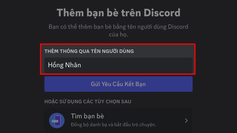 Kết bạn tag tr&ecirc;n điện thoại bước 3