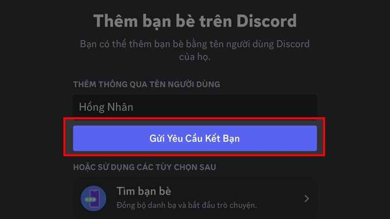 Kết bạn tag tr&ecirc;n điện thoại bước 4