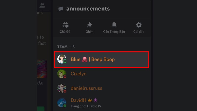 Kết bạn qua m&aacute;y chủ tr&ecirc;n điện thoại bước 3