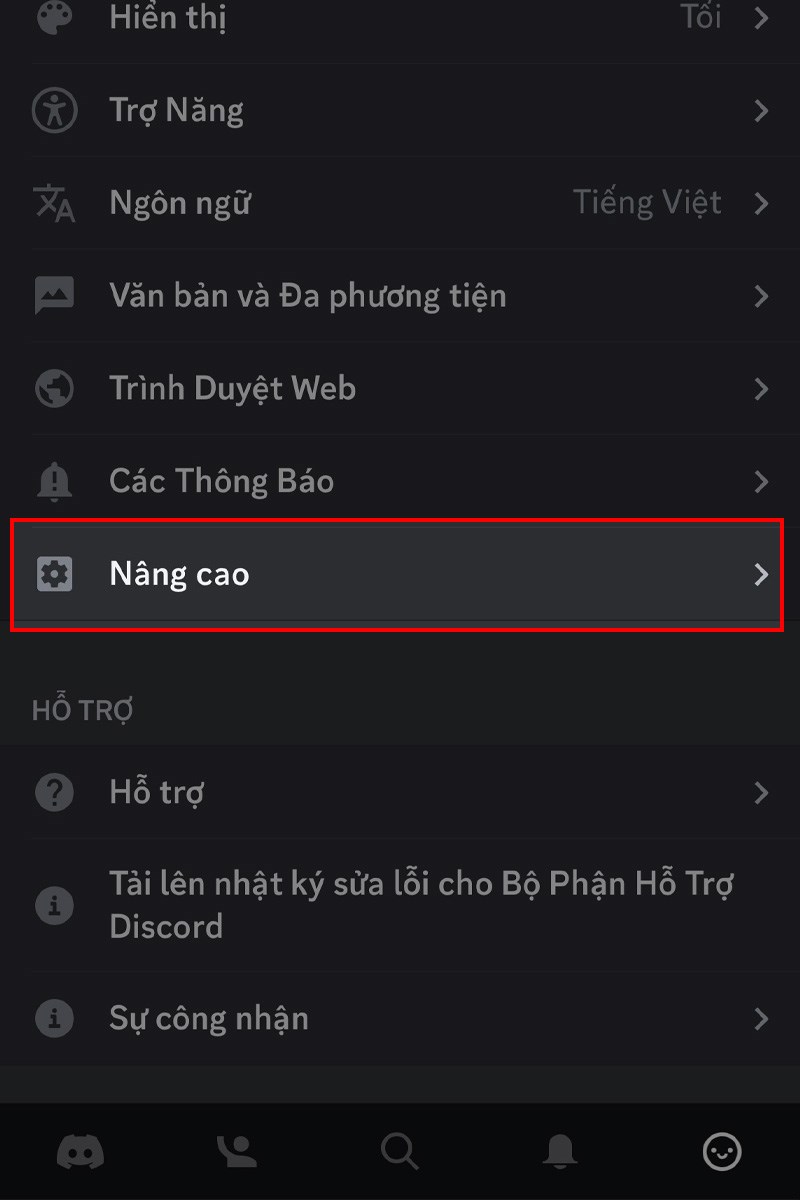 Thiết lập trên điện thoại bước 2