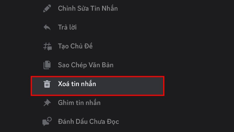 xóa tin nhắn trên điện thoại bước 3