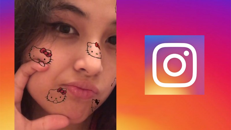 Cách quay video filter Hello Kitty trên Instagram nhanh, đơn giản