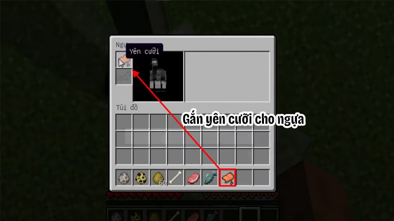 Gắn y&ecirc;n cho ngựa để c&oacute; thể huấn luyện