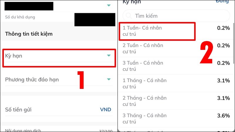 Chọn kỳ hạn gửi tiết kiệm