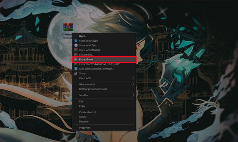Giải n&eacute;n file