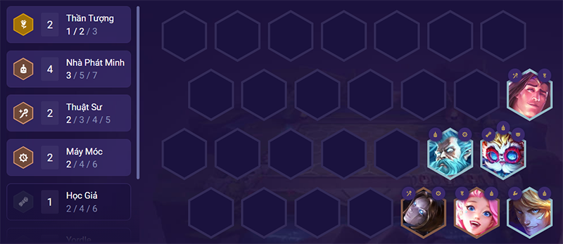 Đội h&igrave;nh giữa trận