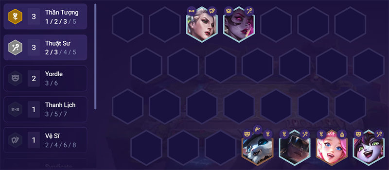 Đội hình giữa trận Đội hình giữa trận