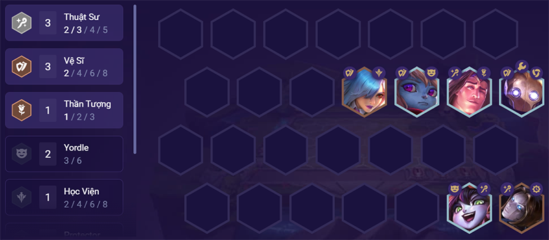 Đội h&igrave;nh giữa trận