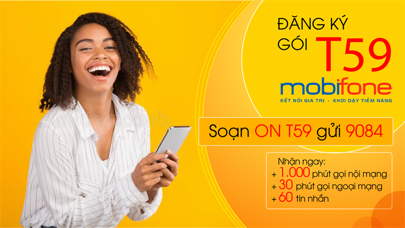 Đăng ký gói T59 MobiFone