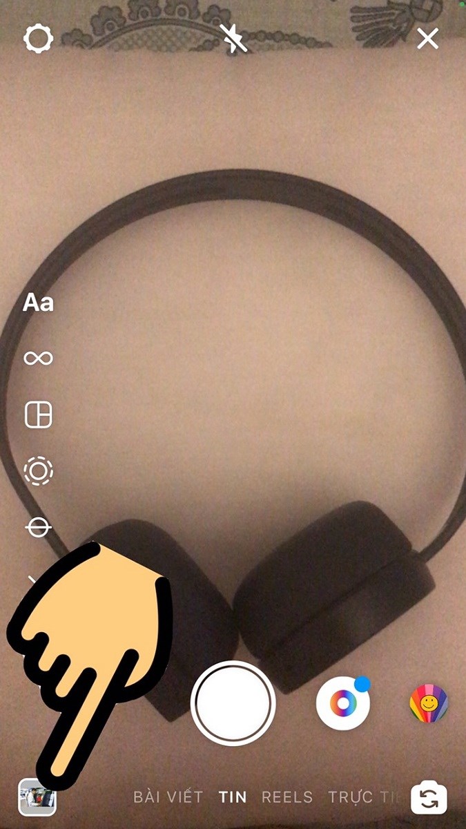 Chọn ảnh/video c&oacute; sẵn hoặc tự quay chụp nếu th&iacute;ch