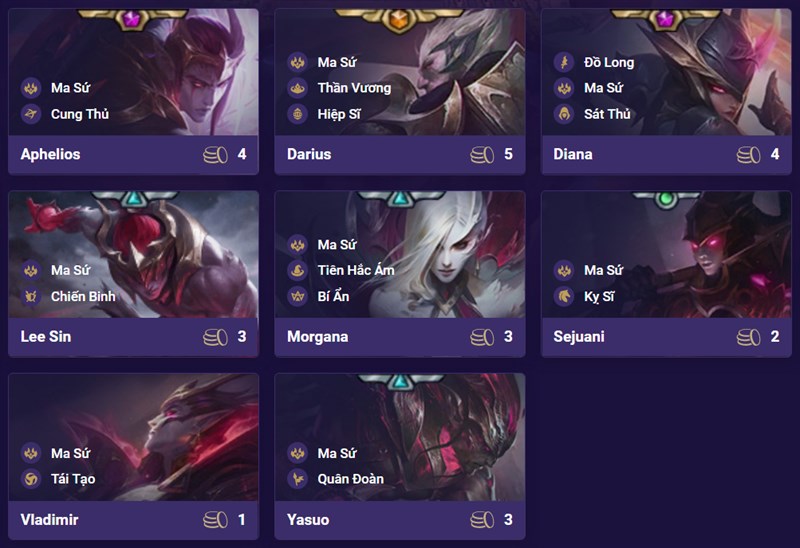 Đội h&igrave;nh Ma Sứ