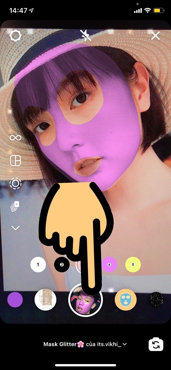 Nhấn giữ nút chụp để quay video Nhấn giữ nút chụp để quay video