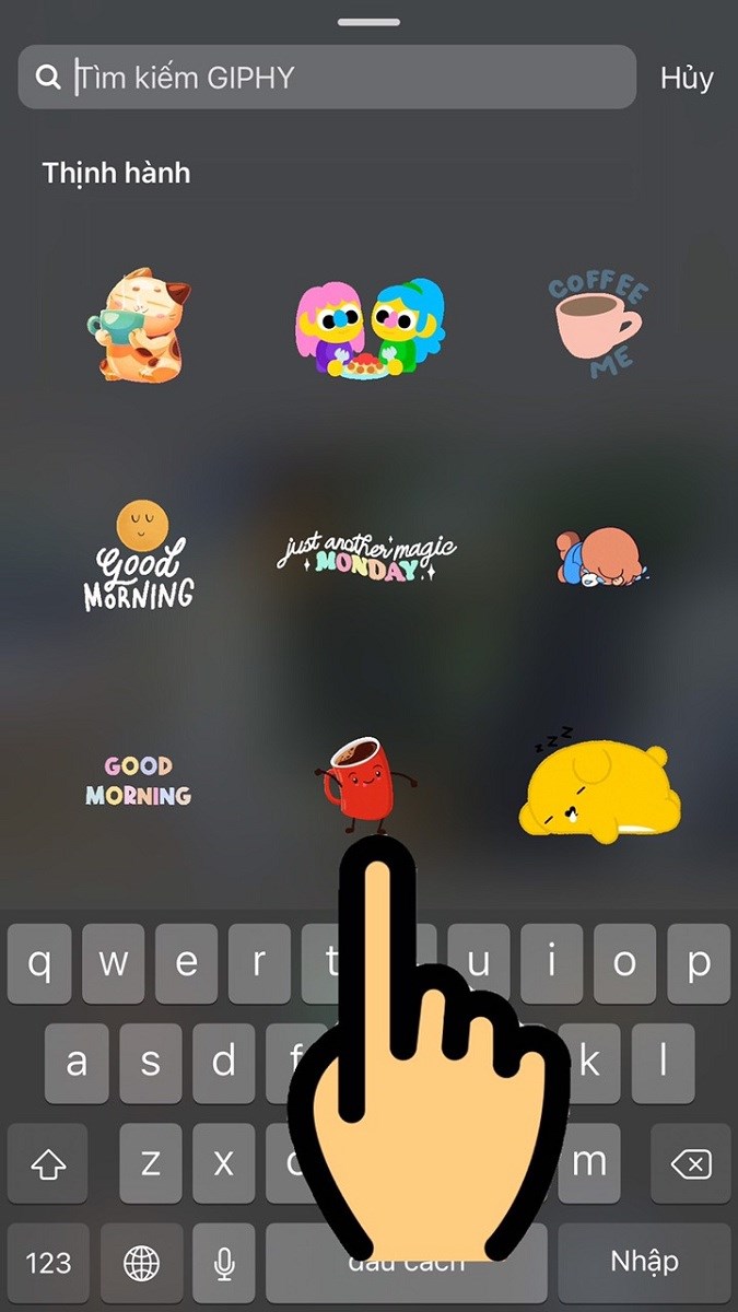 Chọn GIF y&ecirc;u th&iacute;ch