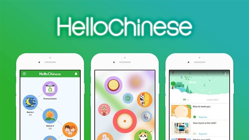 Ứng dụng HelloChinese - học tiếng Trung cơ bản cho người mới bắt đầu