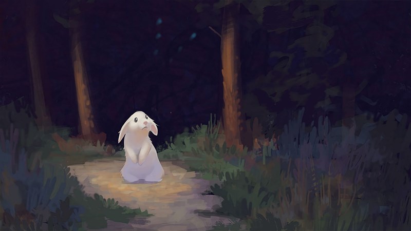 Hình vẽ con thỏ - 6 (Kích thước: 1920 x 1080)