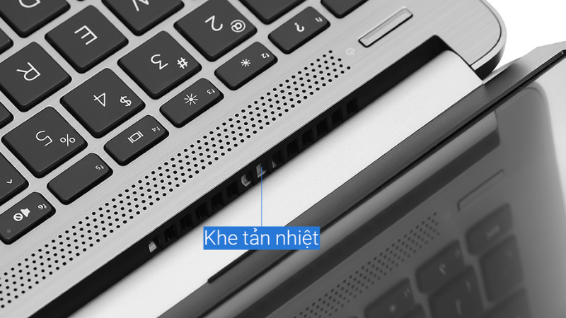 Khe tản nhiệt giữ laptop mát mẻ