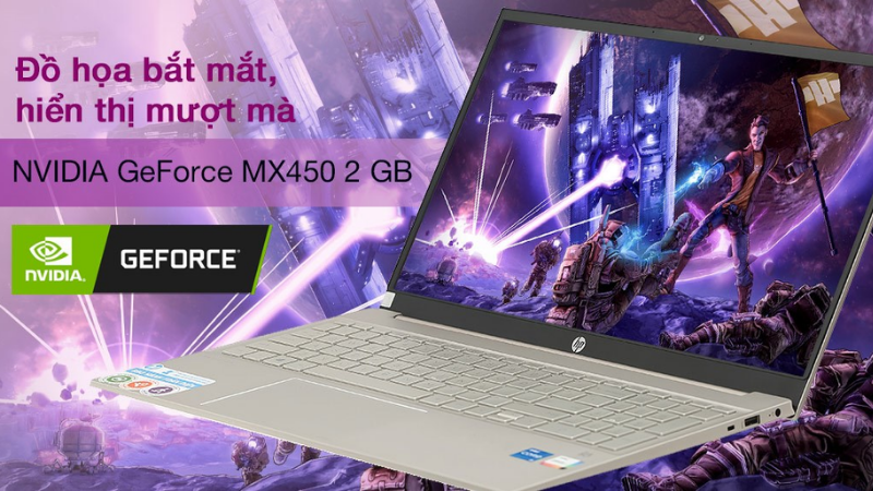 Card rời MX450 cho bạn chiến game đ&atilde; hơn