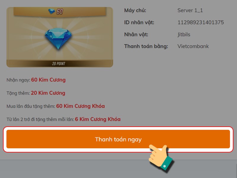 Thanh toán ngay Thanh toán ngay