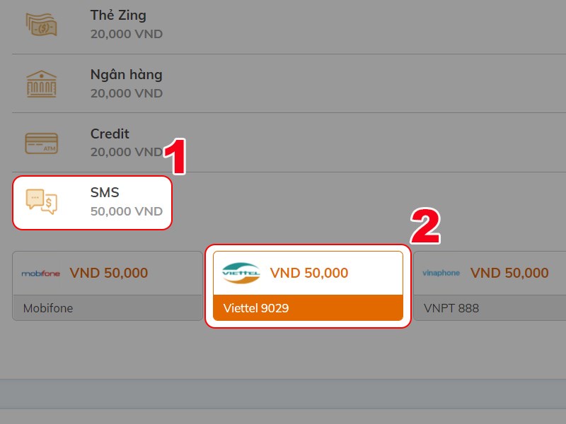 Thanh toán bằng SMS Thanh toán bằng SMS