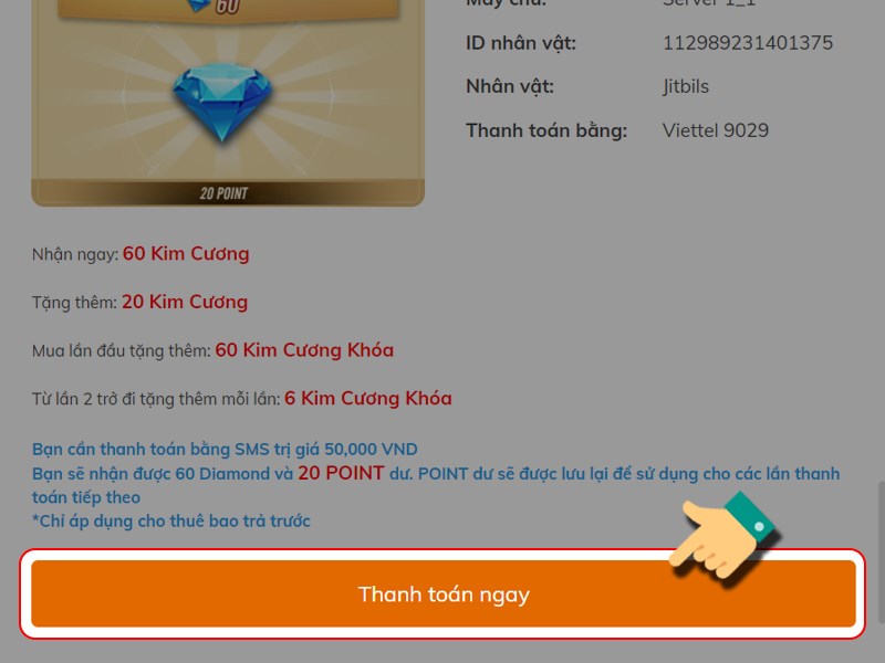 Nhấn thanh toán ngay Nhấn thanh toán ngay