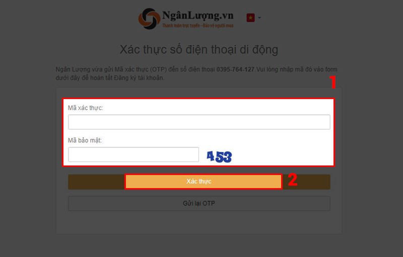 X&aacute;c thực th&ocirc;ng tin