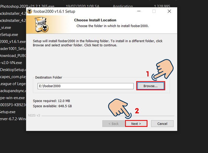 Nhấn Next th&ecirc;m một lần nữa.
