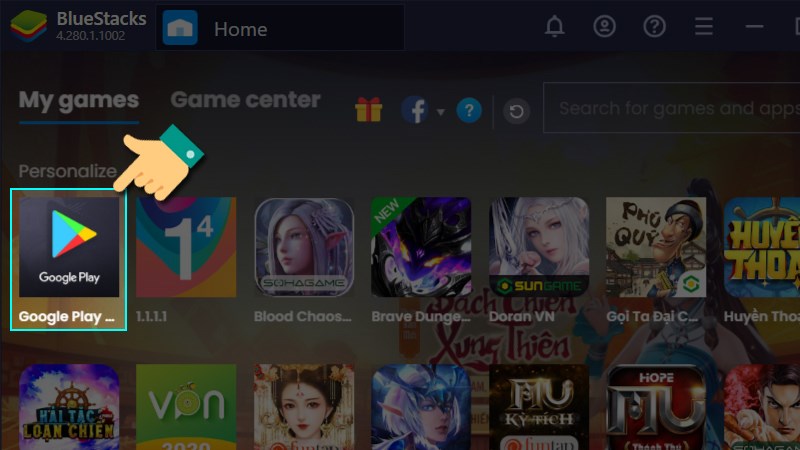 V&agrave;o Google Play