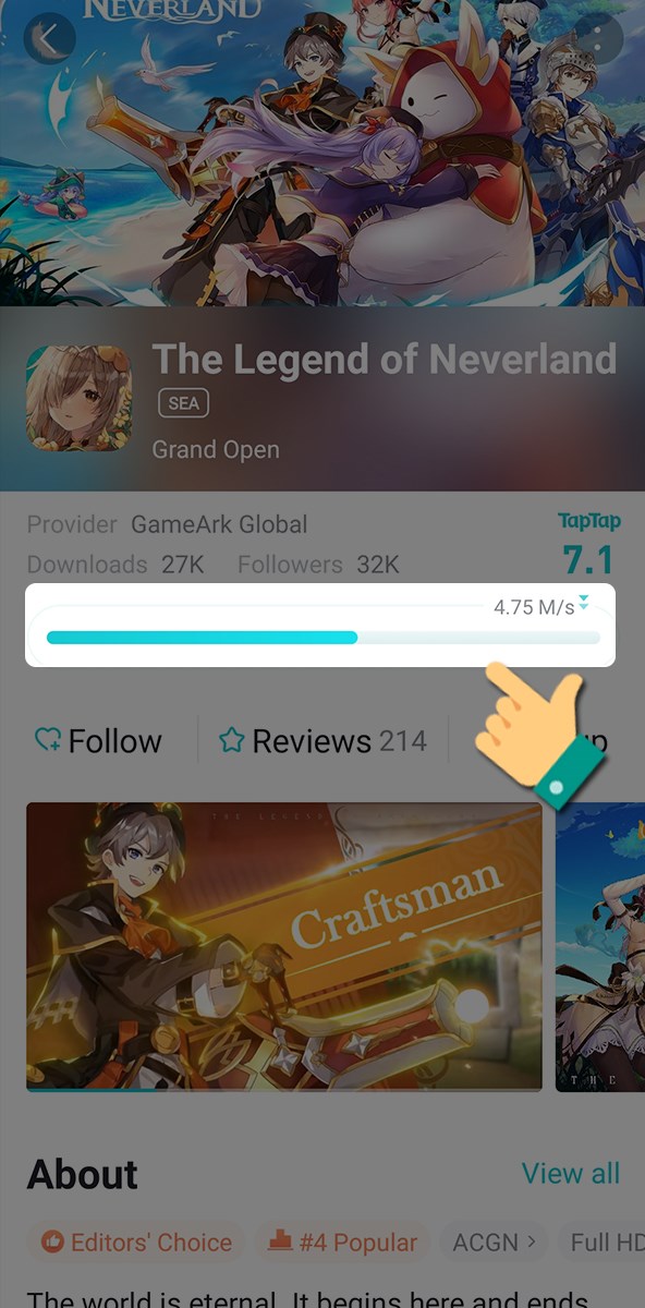 Quá trình tải thành công Quá trình tải thành công