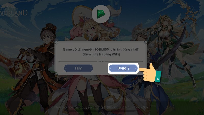 Tải gói cập nhật ban đầu Tải gói cập nhật ban đầu