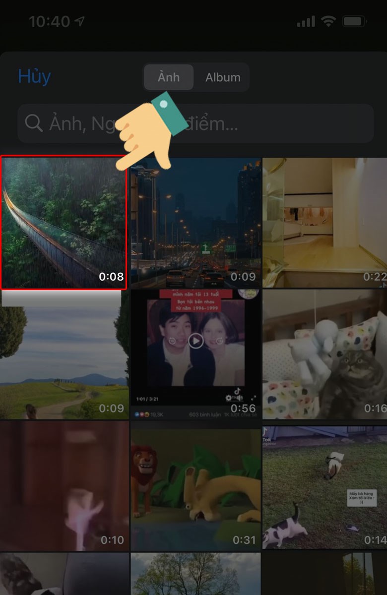 Lựa chọn video bạn muốn chuyển đổi Lựa chọn video bạn muốn chuyển đổi