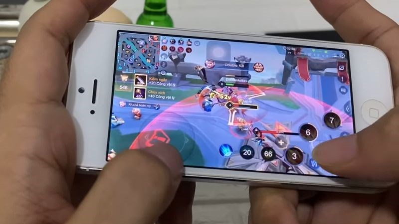 Hình ảnh chơi game với thiết lập Thấp